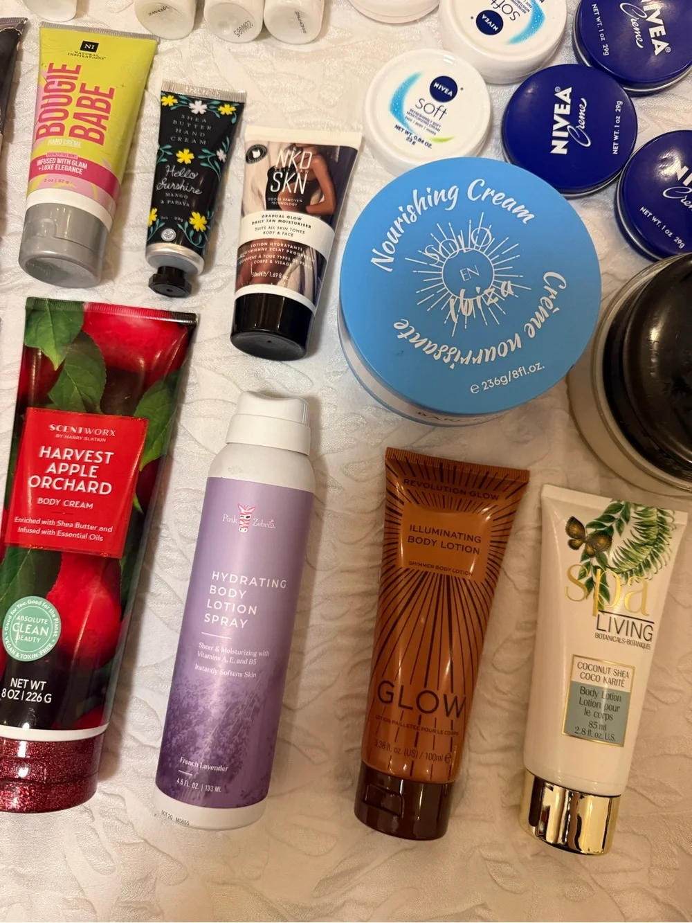 Huge lot of Brand New Body lotions & hand creams